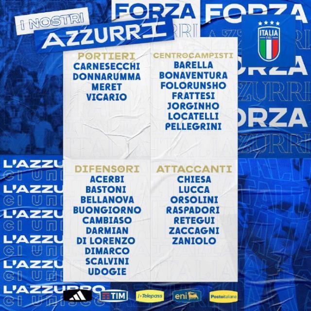 葡京娱乐场-意大利队新一期大名单：国际米兰六将领衔